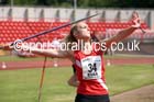 Senior girls javelin, 2015 English Schools, Gateshead. Photo: David T. Hewitson/Sports for All Pics